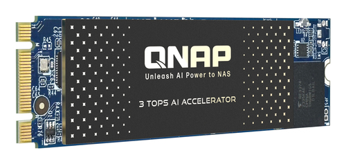 QNAP QAI-M100, Rockchip RK1808, 1,6 GHz, PCI Express x1 2.0, M.2, 2280 (22 x 80 mm), B+M