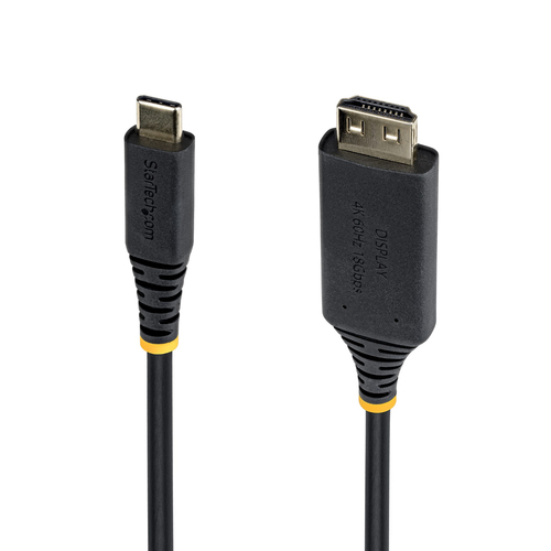 StarTech.com 450C-USBC-HDMI-4K60G, 4,5 m, USB Type-C, HDMI Type A (Standard), Male, Male, Straight