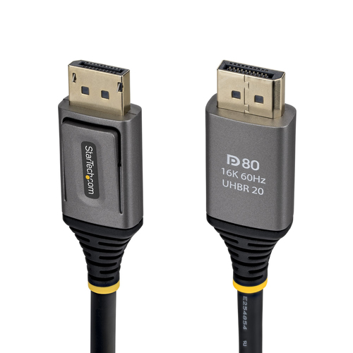 StarTech.com DP21V-6F-DP80-CABLE, 1,8 m, DisplayPort, DisplayPort, Male, Male, 15360 x 8640 pixels