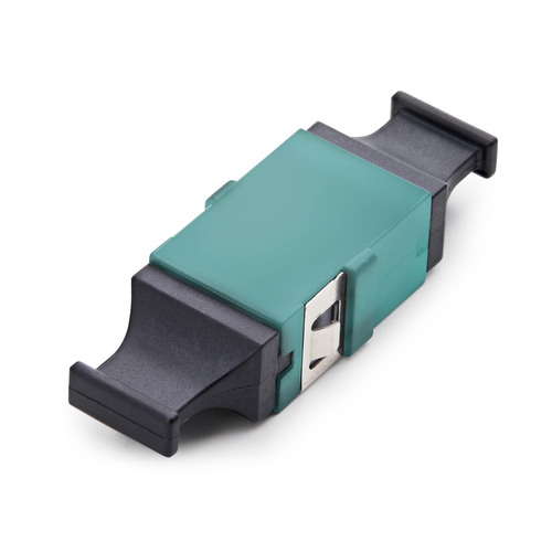 StarTech.com MPOSMAPCAQCOUPLER, MPO/MTP, Aqua colour, Black, Multi-mode, OM3/OM4, Trade Agreements Act (TAA), CE, 17,2 mm