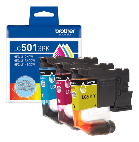 Brother LC5013PKS, Standard Yield, Cyan, Magenta, Yellow, 3 pc(s), 200 pages, Value pack