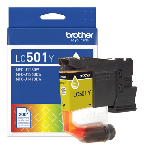 Brother LC501YS, Standard Yield, Yellow, 1 pc(s), 200 pages, Single pack