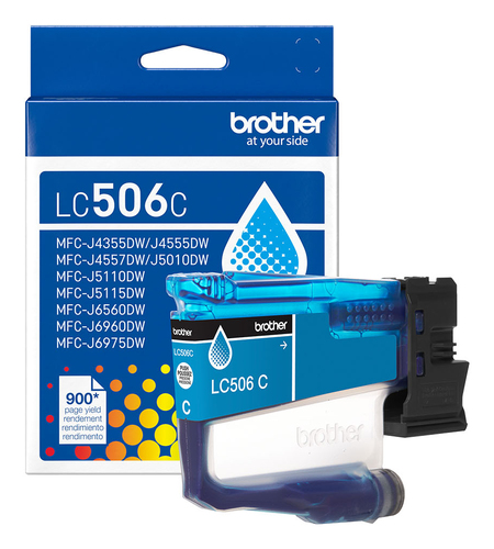 Brother LC506CS, Standard Yield, Cyan, 1 pc(s), 900 pages, Single pack
