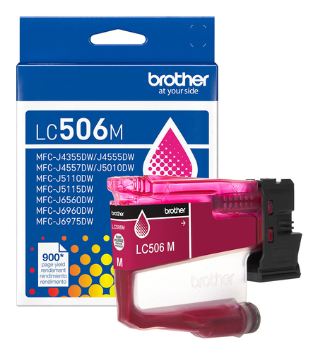 Brother LC506MS, Standard Yield, Magenta, 1 pc(s), 900 pages, Single pack