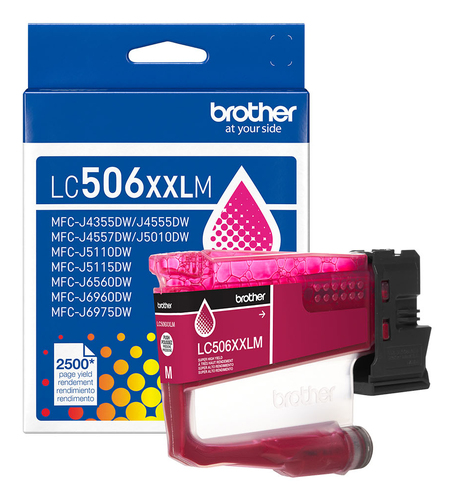 Brother LC506XXLMS, Extra (Super) High Yield, Magenta, 1 pc(s), 2500 pages, Single pack