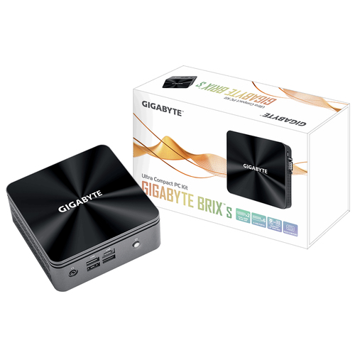 GIGABYTE GB-BRi7H-10710, Mini PC barebone, BGA 1528, M.2, PCI Express, Serial ATA, Ethernet LAN, Wi-Fi 5 (802.11ac)