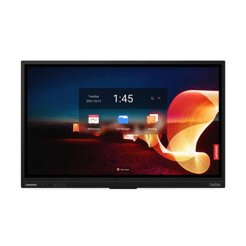 Lenovo ThinkVision T65, 165,1 cm (65"), 3840 x 2160 pixels, 4K Ultra HD, LED, 8 ms, Black