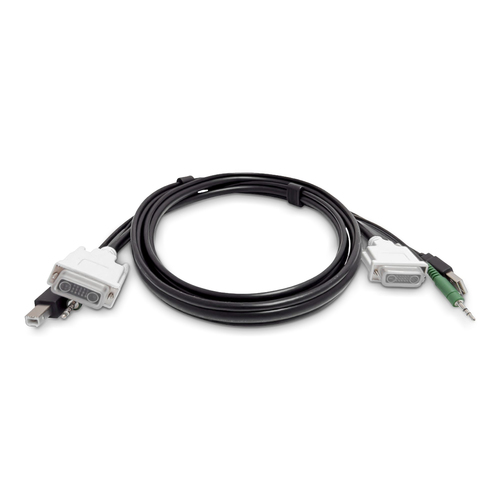 StarTech.com SKDVMMKVM06-TAA, 1,8 m, USB, USB, Black, DVI/USB-B/3.5mm, DVI/USB-A/3.5mm