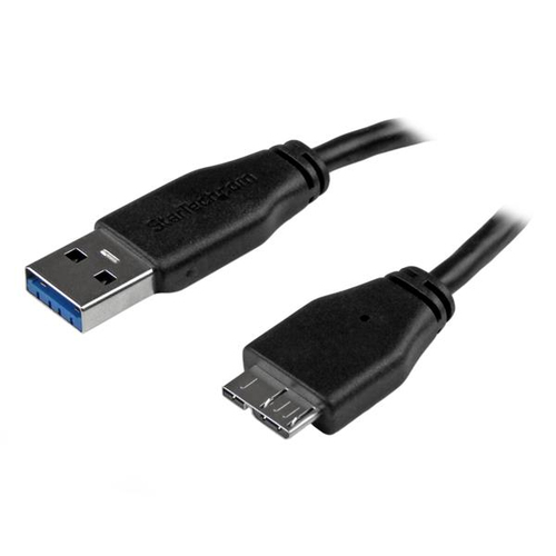 StarTech.com USB3AUB15CMS, 0,15 m, USB A, Micro-USB B, USB 3.2 Gen 1 (3.1 Gen 1), Male/Male, Black