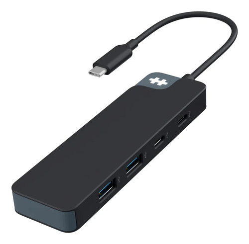 Targus HyperDrive Flex 4 Port USB-C Combo Hub, USB 2.0 Type-C, USB 3.2 Gen 1 (3.1 Gen 1) Type-A, USB 3.2 Gen 1 (3.1 Gen 1) Type-C, 5000 Mbit/s, Black, Vietnam, 70 g