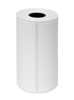 Brother RD004U1S, White, Self-adhesive printer label, Die-cut label, Roll, Direct thermal, Acrylic
