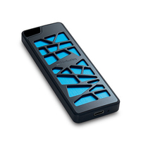 Verbatim VGX1000, 512 GB, USB Type-C, 3.2 Gen 2 (3.1 Gen 2), 1000 MB/s, Black, Blue