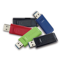 Verbatim Store 'n' Go, 32 GB, USB Type-A, Capless, Black, Blue, Green, Red