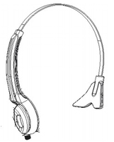 Zebra KT-HS3X-OHEAD1-01, Headband