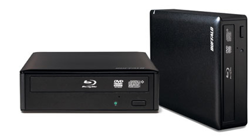 Buffalo BRXL-16U3, Black, Horizontal, Blu-Ray RW, USB 3.2 Gen 1 (3.1 Gen 1), 36 W, 48x