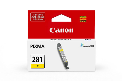 Canon CLI-281, Yellow, Pigment-based ink