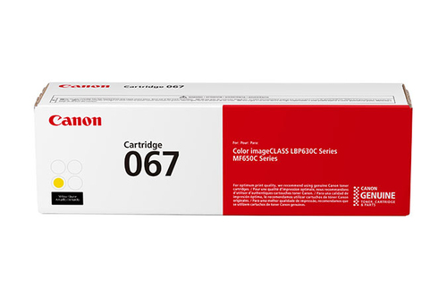Canon 067, 0 pages, 1250 pages, Yellow, 1 pc(s)