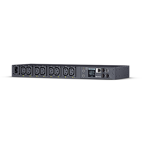 CyberPower PDU41004, Managed, Switched, 1U, Single-phase, Horizontal, Steel, Black