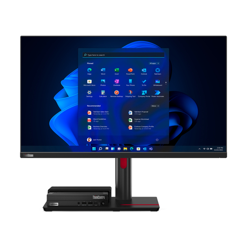 Lenovo ThinkCentre TIO Flex 27i, 68,6 cm (27"), 1920 x 1080 pixels, Full HD, LED, 6 ms, Black
