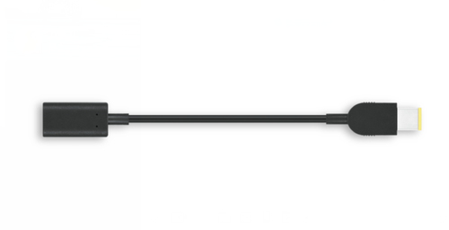 Lenovo 4X90U45346, 0,018 m, USB-C, Slim-tip, Black