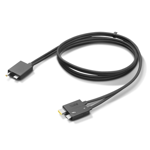 Lenovo 4X91K16970, Male, Male, 0,7 m, 40 Gbit/s, Black, RoHS REACH UL62368
