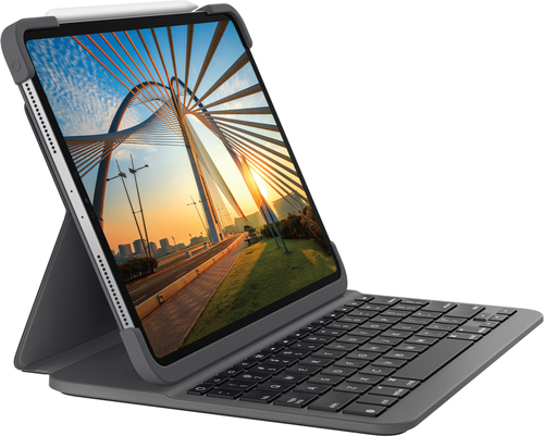 Logitech Slim Folio Pro, 1,7 cm, 1,6 mm, Apple, iPad Pro 11-inch (3rd gen) Model: A2377, A2459, A2301, A2460 iPad Pro 11-inch (2nd Gen) Model:..., Graphite, 27,9 cm (11")