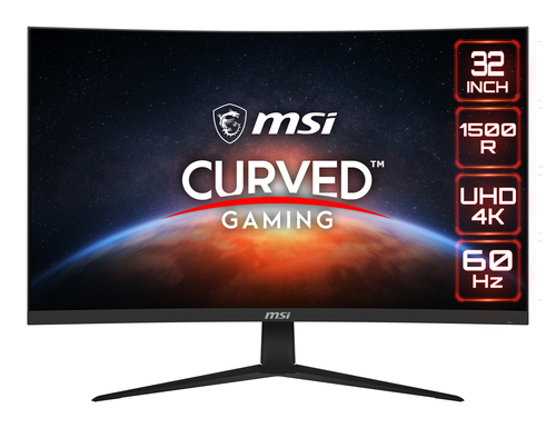 MSI Optix G321CU, 80 cm (31.5"), 3840 x 2160 pixels, 4K Ultra HD, Black