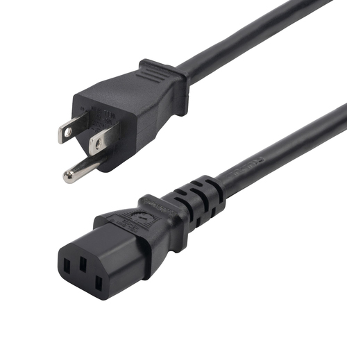 StarTech.com 271B-6800-POWER-CORD, 2,4 m, NEMA 5-15P, C13 coupler, SJT, 125 V, 13 A