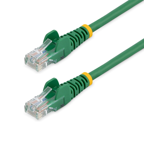 StarTech.com 15 ft Green Snagless Category 5e (350 MHz) UTP Patch Cable, 4,57 m, Green