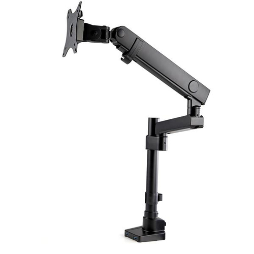 StarTech.com ARMPIVOT2USB3, Clamp, 8 kg, 43,2 cm (17"), 86,4 cm (34"), 100 x 100 mm, Black