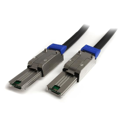 StarTech.com ISAS88881, 1 m, SFF-8088, SFF-8088, Male/Male, Black, 151 g