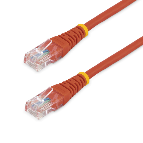 StarTech.com 3 ft Red Molded Category 5e (350 MHz) UTP Patch Cable, 0,91 m, Red