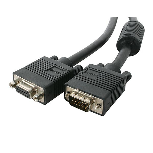 StarTech.com MXT101HQ3, 0,9 m, VGA (D-Sub), VGA (D-Sub), Male, Female, Black