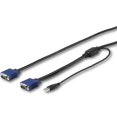 StarTech.com RKCONSUV6, 1,8 m, USB, USB, VGA, Black, VGA