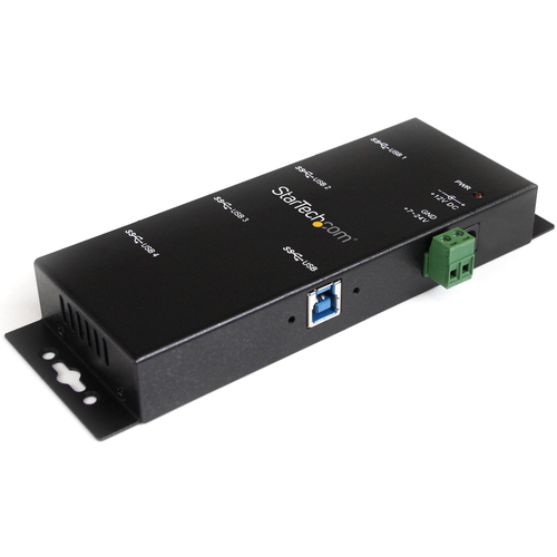 StarTech.com ST4300USBM, USB 3.2 Gen 1 (3.1 Gen 1) Type-B, USB 3.2 Gen 1 (3.1 Gen 1) Type-A, 5000 Mbit/s, Black, Steel, Power, USB