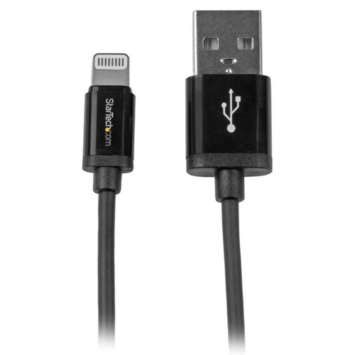 StarTech.com USBLT1MB, 1 m, Lightning, USB A, Male, Male, Black