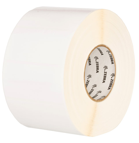 Zebra PolyPro 3000T Label, White, Paper, Thermal transfer, Zebra, 2.75" x 1.25", 3923 pc(s)