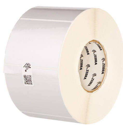Zebra Z-Ultimate 4000T Silver Label, White, Polyester, Thermal transfer, Permanent, Zebra, UL, cUL