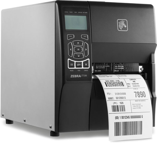 Zebra ZT230, Thermal transfer, 300 x 300 DPI, 152 mm/sec, Wired, Black