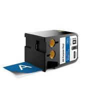 DYMO 1868780, White on blue, Black, Thermal transfer, Vinyl, Belgium, -40 - 60 °C
