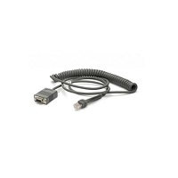 Zebra CBA-R71-C09ZAR, Black, 2,8 m, RS232, DB9, Black