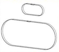 Zebra P1046696-145, Belt, 2 pc(s)