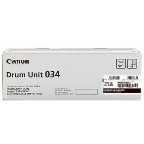 Canon 034, Original, ImageClass Mf820Cdn/MF810Cdn, 32500 pages, Laser printing, Black, Black, Orange