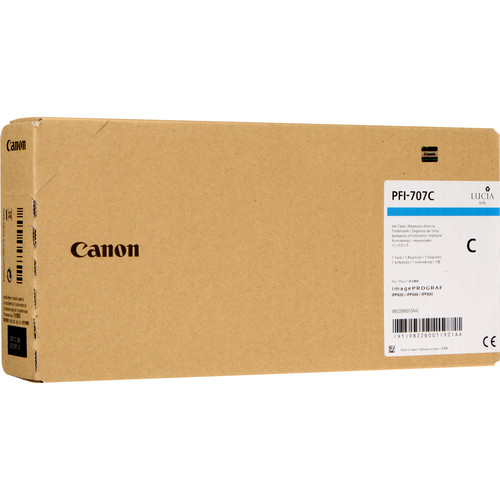 Canon PFI-707C, Cyan, 700 ml