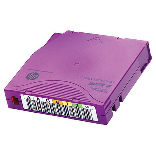 HP LTO-6 Ultrium 6.25TB MP RW Custom Labeled Data Cartridge 20 Pack, Blank data tape