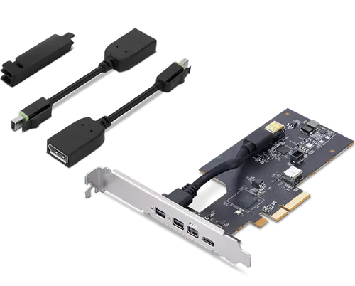 Lenovo 4XF1L53431, PCIe, Mini DisplayPort, Thunderbolt 4, Male, Server, Passive, BSMI,CE,Morocco,FCC,IC,VCCI