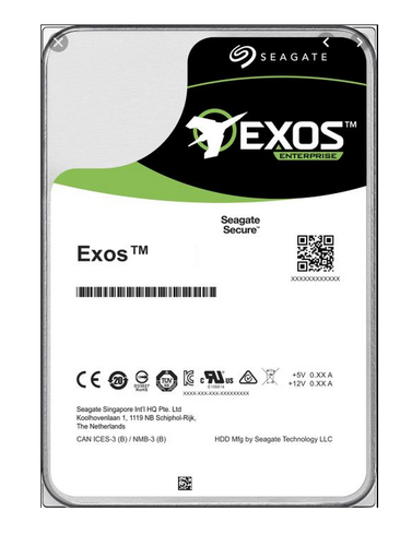 Seagate Exos X16, 14 TB, 7200 RPM, 256 MB, 3.5", Serial ATA III