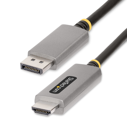 StarTech.com 133DISPLAYPORTHDMI21, 2 m, DisplayPort, HDMI, Male, Male, Straight