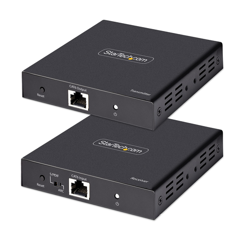StarTech.com 4K70IC-EXTEND-HDMI, 3840 x 2160 pixels, AV transmitter & receiver, 70 m, Wired, Black, HDCP