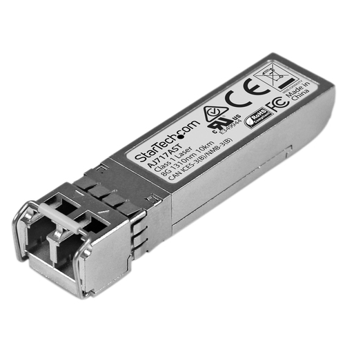 StarTech.com AJ717AST, Fiber optic, 8000 Mbit/s, SFP+, LC, 10000 m, 1310 nm